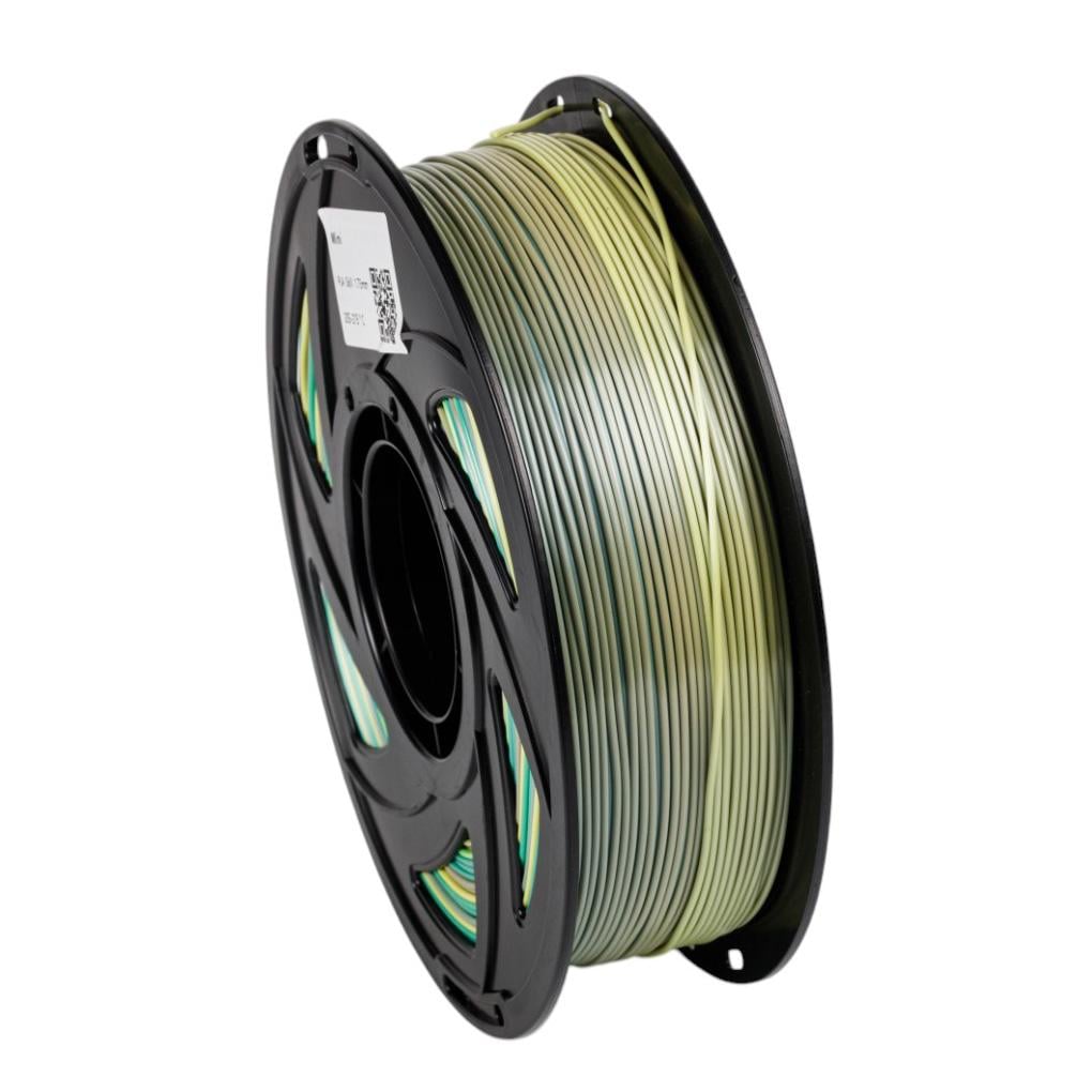 Пластик UA3D PLA Silk RAINBOW 1,75 мм 1 кг (UA3D422-Rainbow)