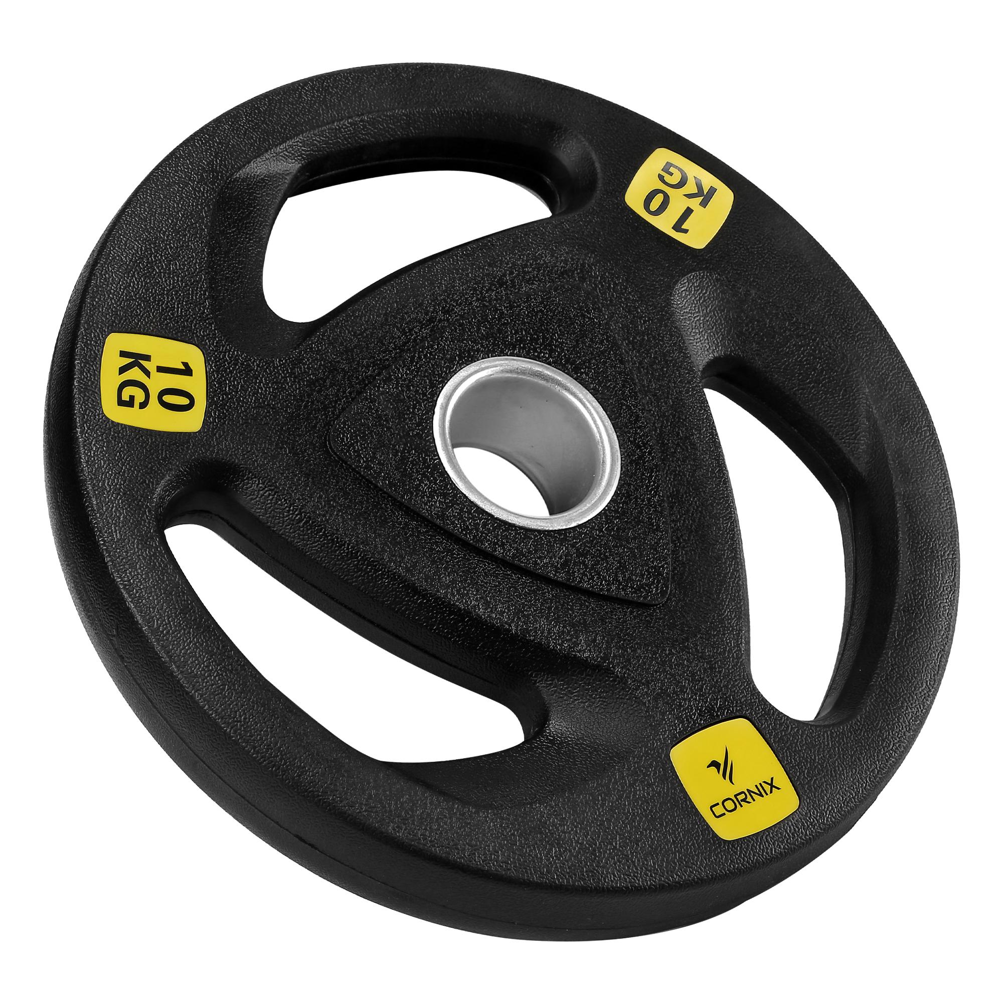 Диск олимпийский Cornix XR-0426 металлический прорезиненный 1x10 кг 51 мм Black (67310)