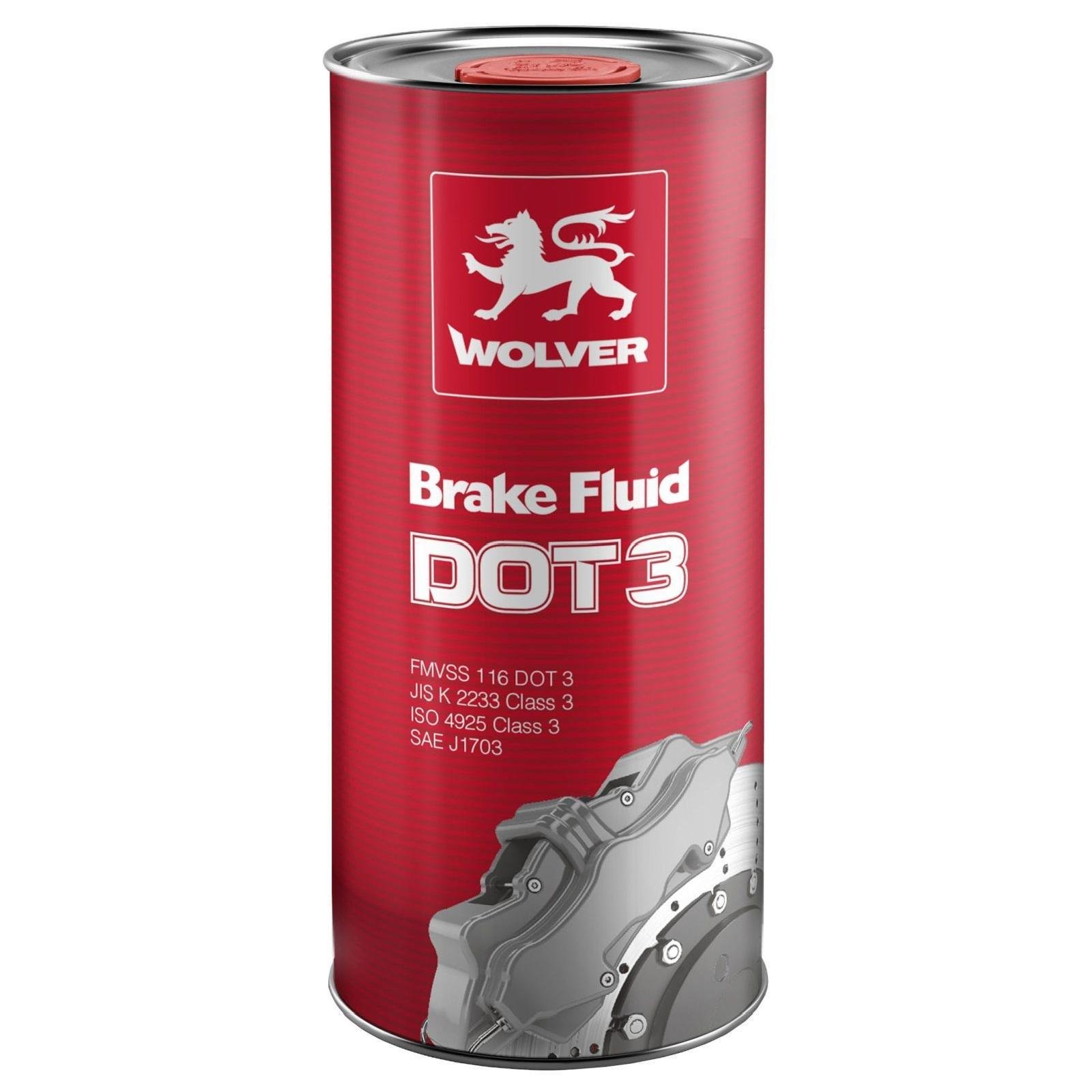 Тормозная жидкость Wolver DOT 3 4260360948541 500 мл (189853)