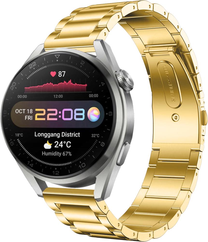 Браслет металлический Shape для Huawei Watch 3 Pro Gold (25282-2A)