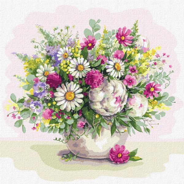 Картина по номерам Идейка Микс ароматов 50х50 см в термопакете (КНО3148-mt)