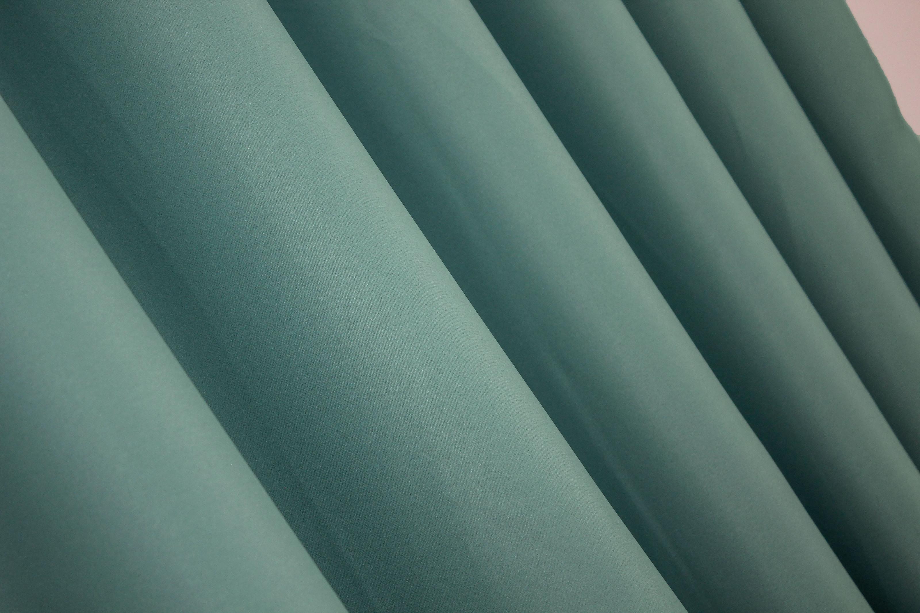 Комплект штор VR-Textil Midnight № 1229ш блекаут 150х290 см 2 шт. Бірюзовий (33-0057) - фото 10