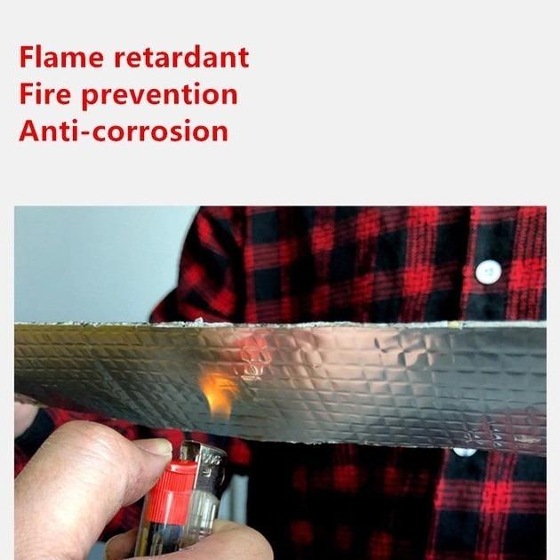 Лента Butyl Self Adhesive с алюминиевым покрытием 5 см 5 м (BSA536) - фото 5 Лента Butyl Self Adhesive с алюминиевым покрытием 5 см 5 м (BSA536) - фото 5