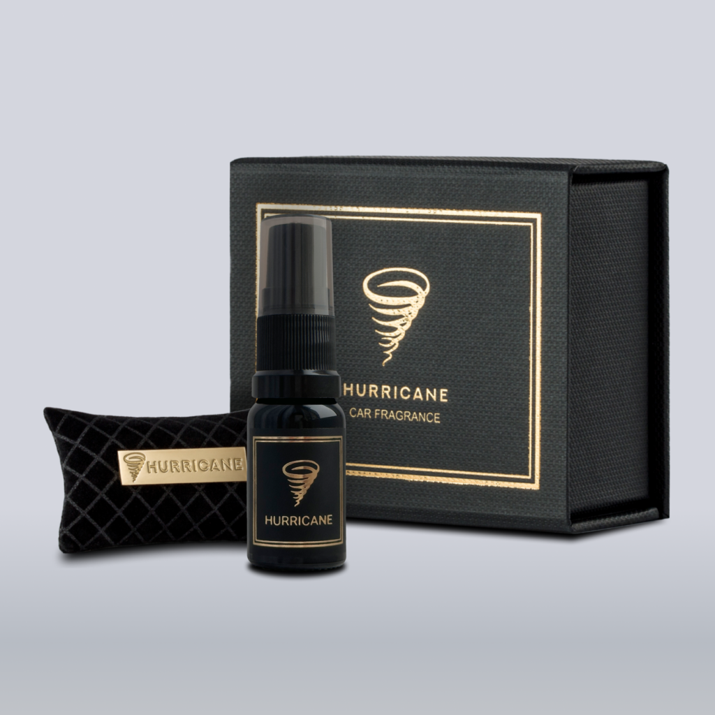 Ароматизатор HURRICANE GOLD ПРЕМИУМ элитный автомобильный аромат с древесно-восточными нотами