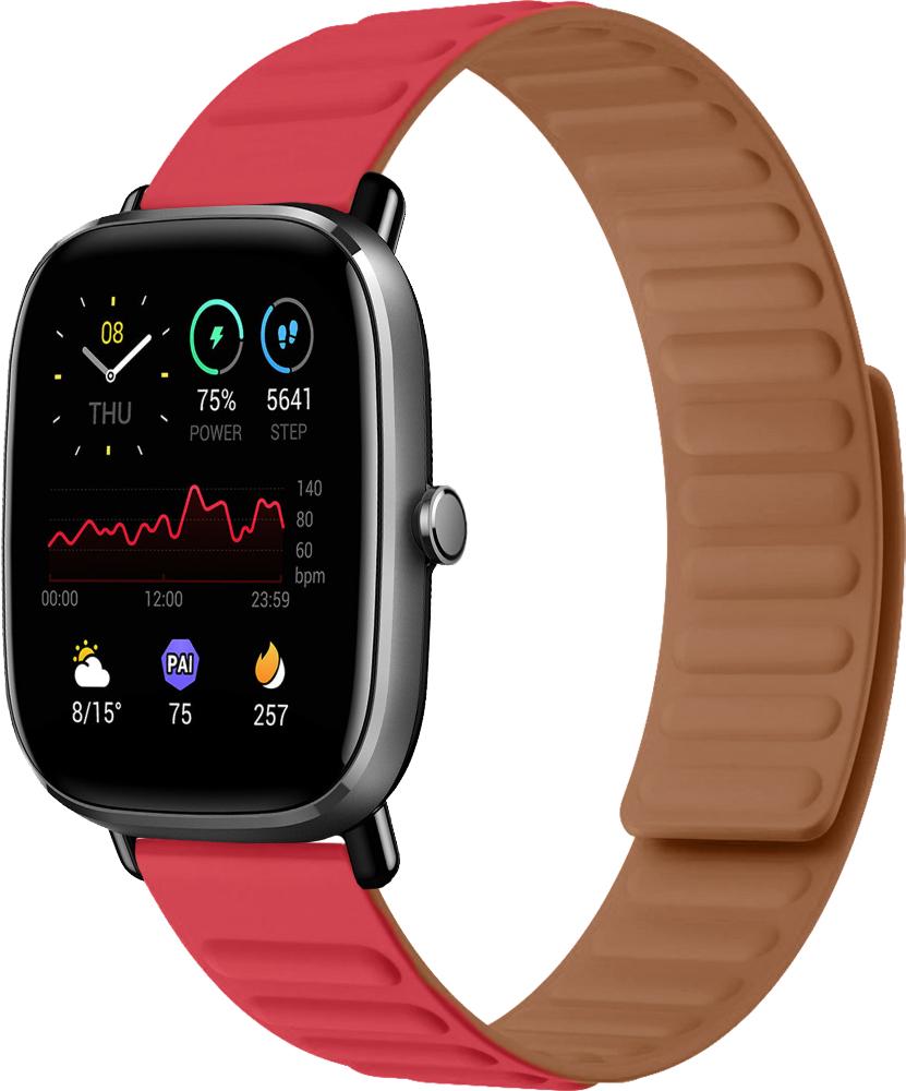 Ремешок Magneter для Amazfit GTS 2 mini Red (26627-2D)