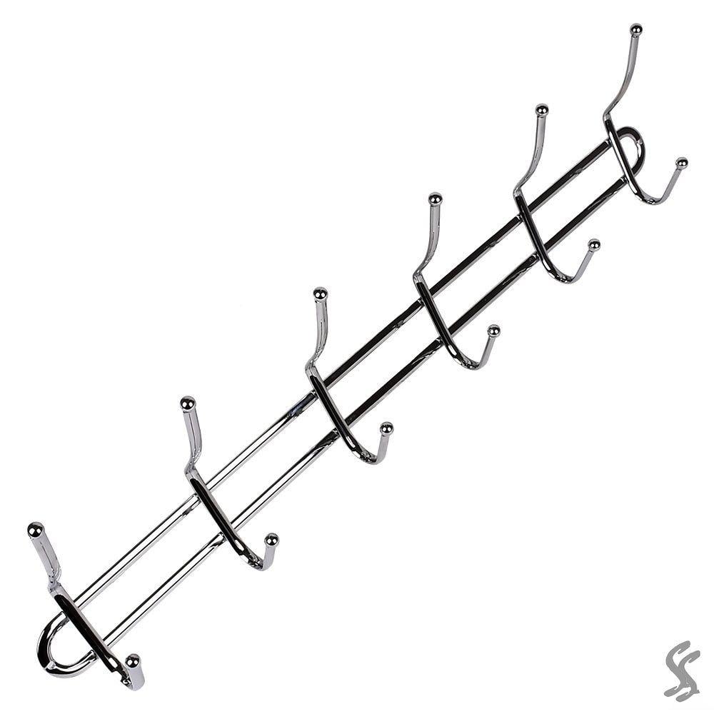 Вішалка настінна 6 г 56х14,5 см (MH-0207) - фото 1 Вішалка настінна 6 г 56х14,5 см (MH-0207) - фото 1