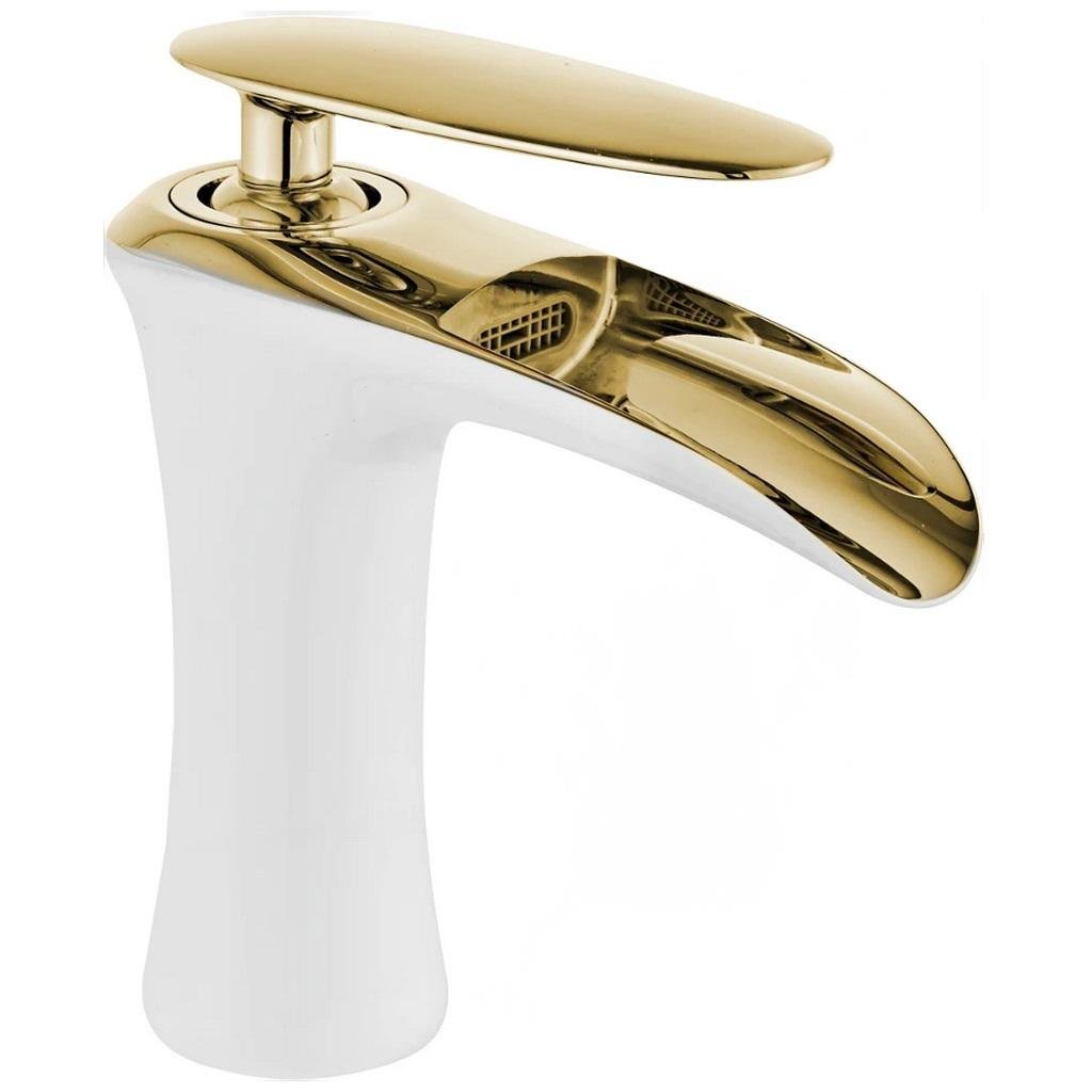 Смеситель для умывальника Mexen Lyra MEX-745300-25 с джойстиком Белый (171715)