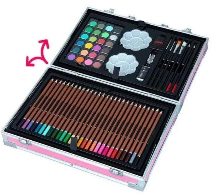 Набір для дитячої творчості та малювання Painting Set 145 предметів - фото 6 Набір для дитячої творчості та малювання Painting Set 145 предметів - фото 6