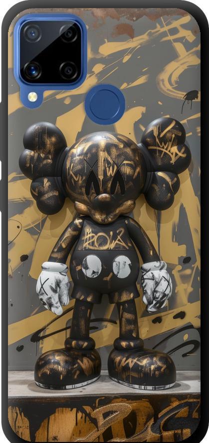 Чехол на Realme C15 Bronze kaws (6097b-2063-42517)