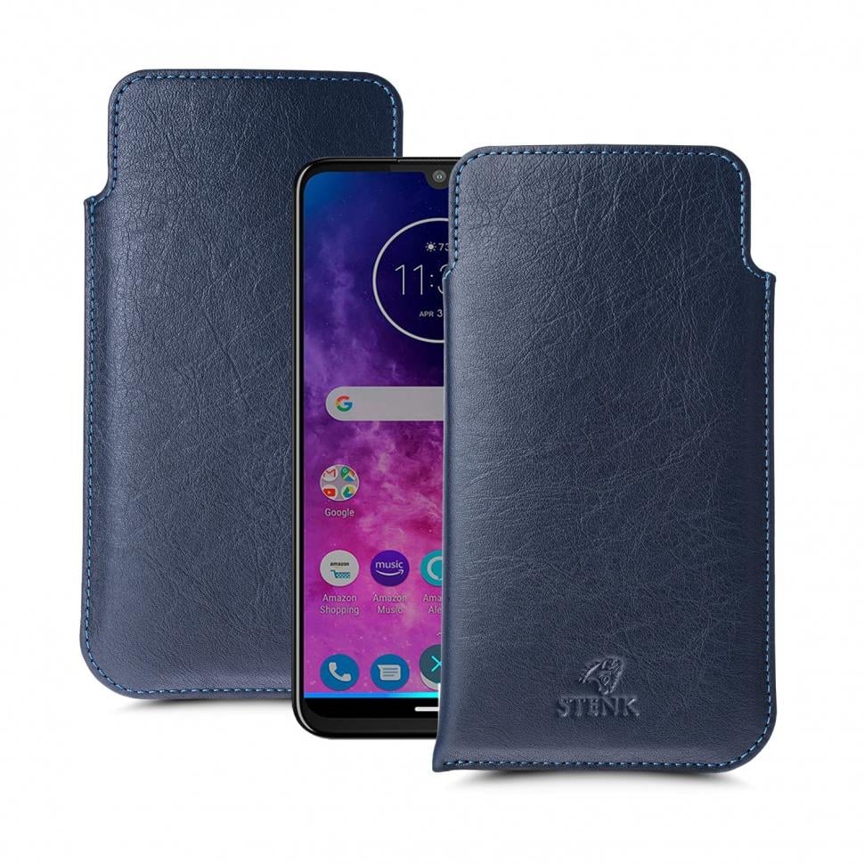 Футляр Stenk Elegance для Motorola One Zoom Синий (64558)