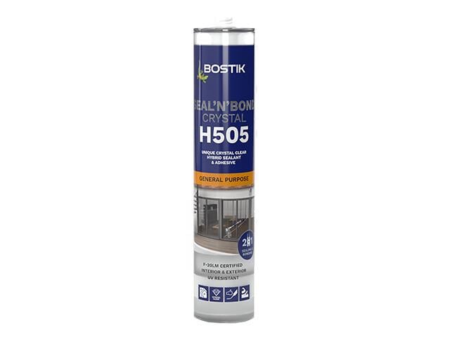 Клей-герметик Bostik H505 Seal'N'Bond Crystal 290 мл Прозрачный (30626446)