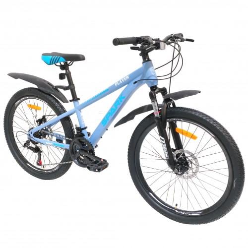 Велосипед Spark PLAYER колеса 24"/сталева рама 12" Блакитний (26351982) - фото 2 Велосипед Spark PLAYER колеса 24"/сталева рама 12" Блакитний (26351982) - фото 2
