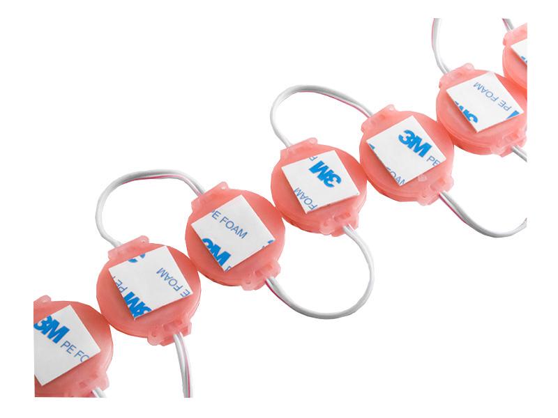 Модуль светодиодный LEDUA СОВ 12V 2W 36x36 мм Розовый (3180) - фото 3