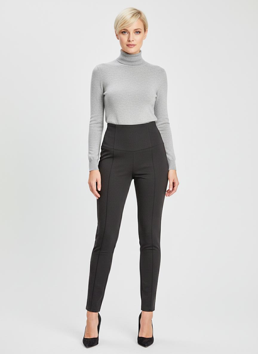 Брюки жіночі демісезонні із завищеною талією Forza Viva FV-122943-2 р. 46 Чорний (FV-122943-2-46) - фото 3 Брюки жіночі демісезонні із завищеною талією Forza Viva FV-122943-2 р. 46 Чорний (FV-122943-2-46) - фото 3