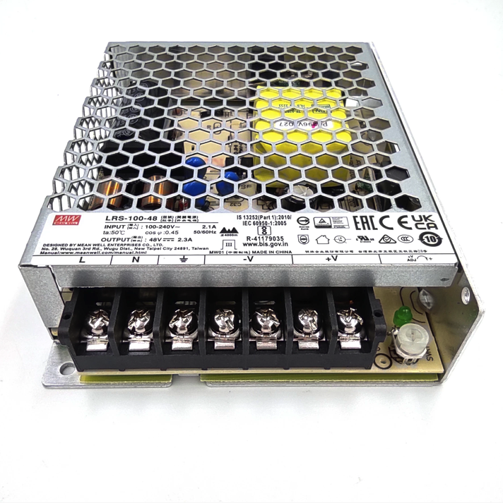 Блок питания Mean Well 110,4W 48V 2,3А IP20 (LRS-100-48) - фото 3