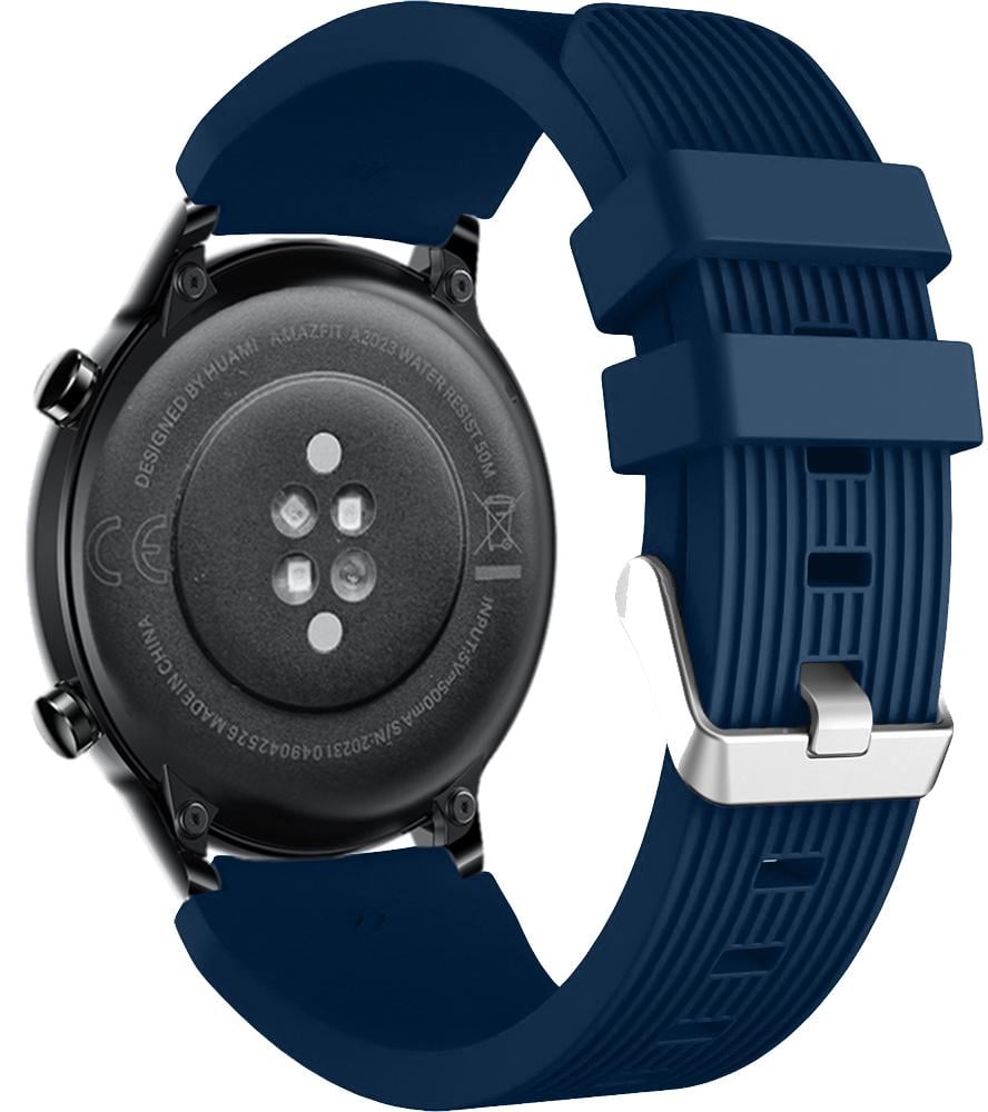 Ремешок Line для Amazfit GTR 2 Dark Blue (23056-5D) - фото 2 Ремешок Line для Amazfit GTR 2 Dark Blue (23056-5D) - фото 2
