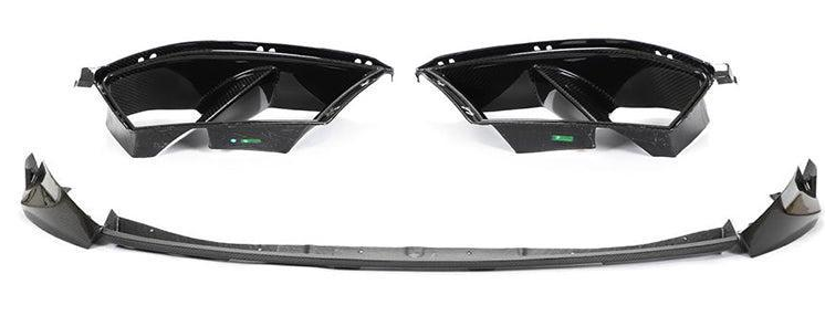 Накладка на передний бампер DDCarbon V5 для G80/BMW 3 серия G20/21 2018- карбон (136813)