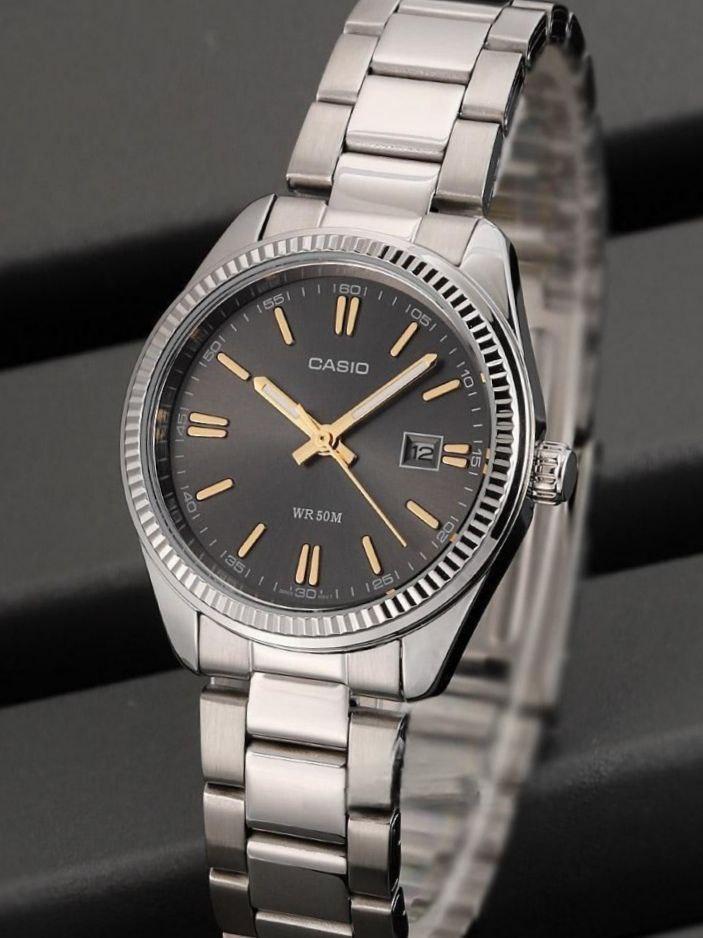 Наручные часы женские Casio LTP-1302D-1A2 Timeless Collection Lady Timeless Collection Черный (2916180038)