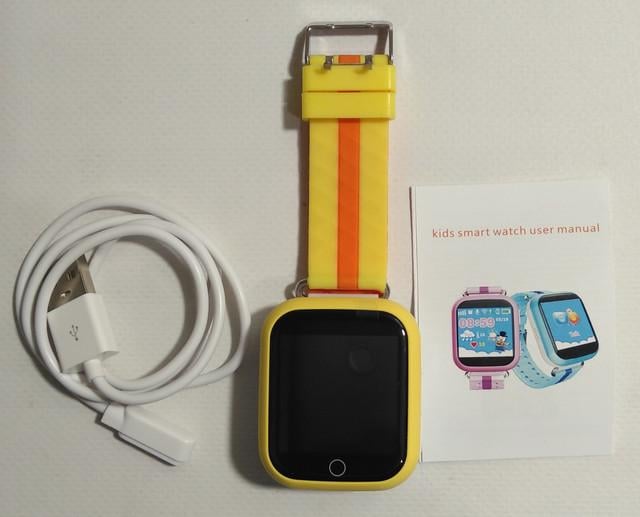 Смарт-годинник наручний Smart Baby Watch Q100S GPS/LBS/WIFI Yellow (000019427)