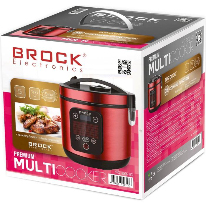 Мультиварка Brock MC 3602 RD 700W/5 л/36 программ/сенсорное управление/отложенный старт Red (MC 3602 RD) - фото 5 Мультиварка Brock MC 3602 RD 700W/5 л/36 программ/сенсорное управление/отложенный старт Red (MC 3602 RD) - фото 5