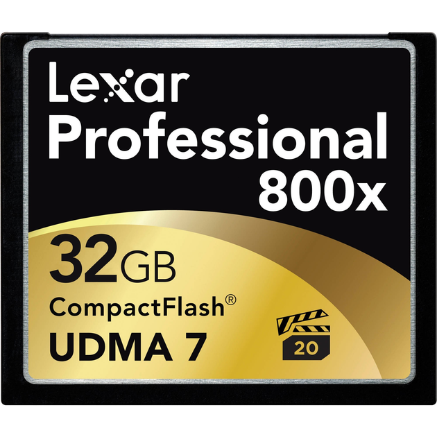 Карта памяти Lexar 800X Compact Flash 32 GB (23442583)