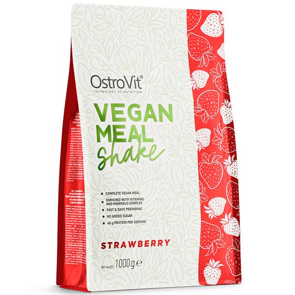 Протеїн OstroVit Vegan Meal Shake 1000 г 11 порцій Strawberry (000026684)
