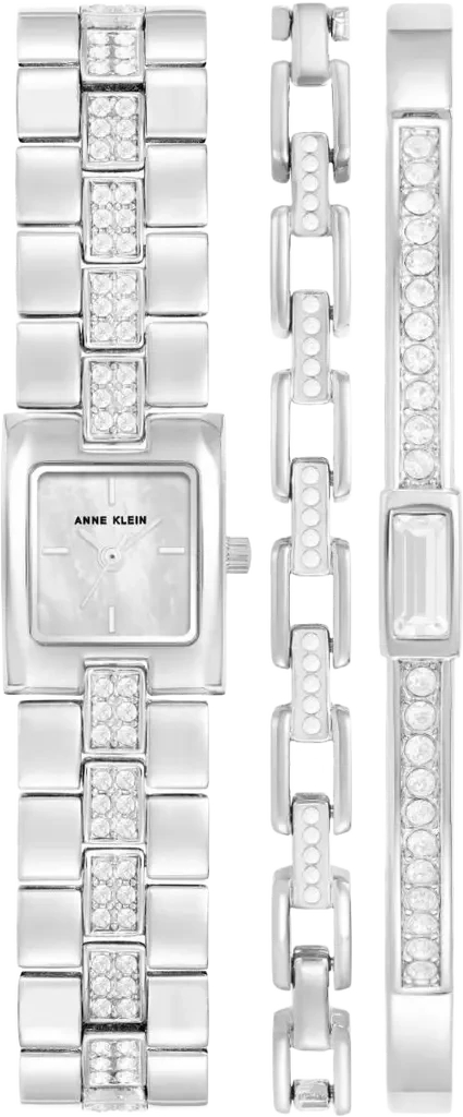 Наручные часы женские Anne Klein AK/5431SVST с перламутровым циферблатом