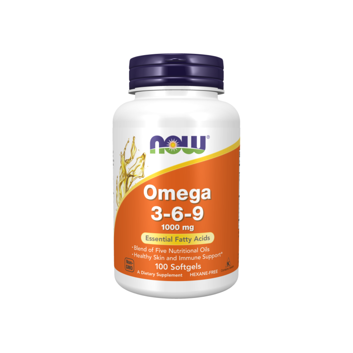 Диетическая добавкаNow Omega 3-6-9 1000 мг 100 капсул Диетическая добавкаNow Omega 3-6-9 1000 мг 100 капсул