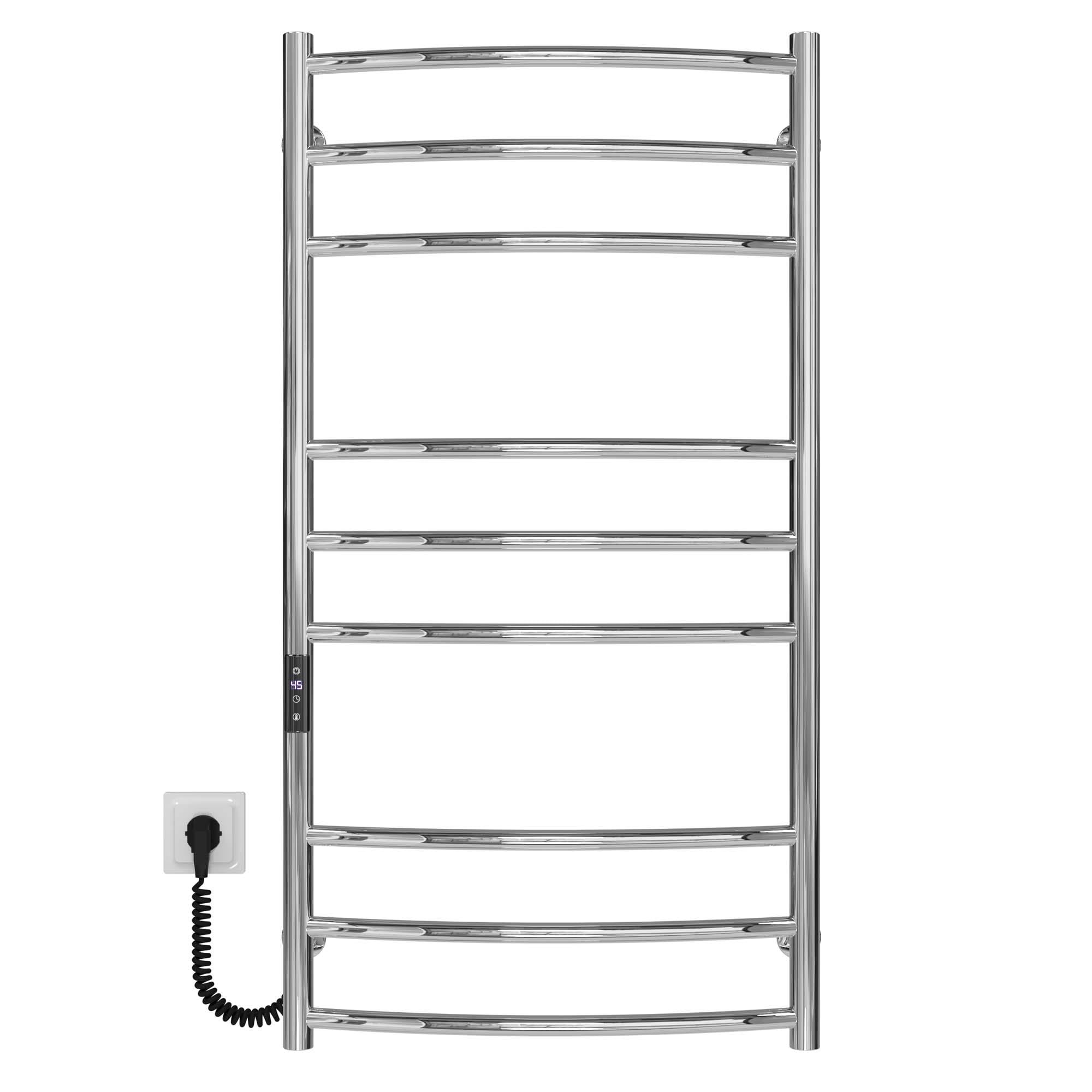 Полотенцесушитель электрический Deffi Классик Элит П9 JD03 левое подключение нержавеющая сталь 400х1000 мм Хром (C.KE.100.40.9.E.C.L.1)