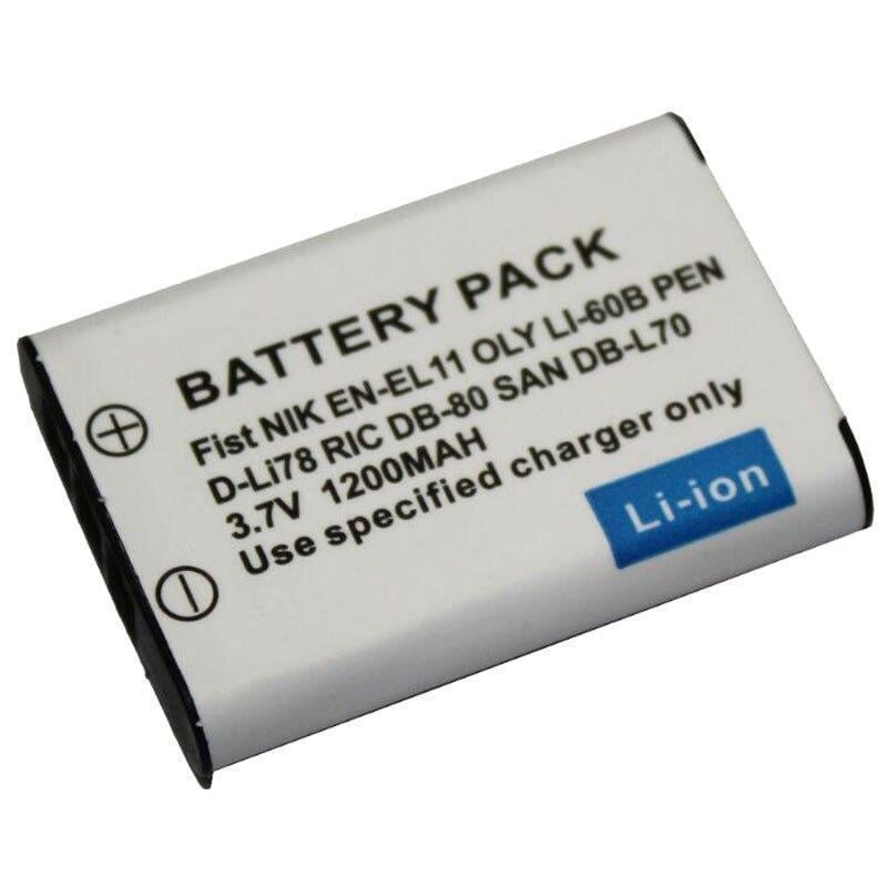 Акумулятор для екшн-камер Sony HDR-AZ1 NP-BY1 Li-60B EN-EL11 аналог 1200 ма