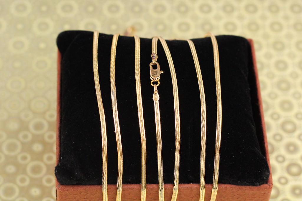 Цепь Xuping Jewelry Снейк 50 см 2 мм Золотистый (33967770)