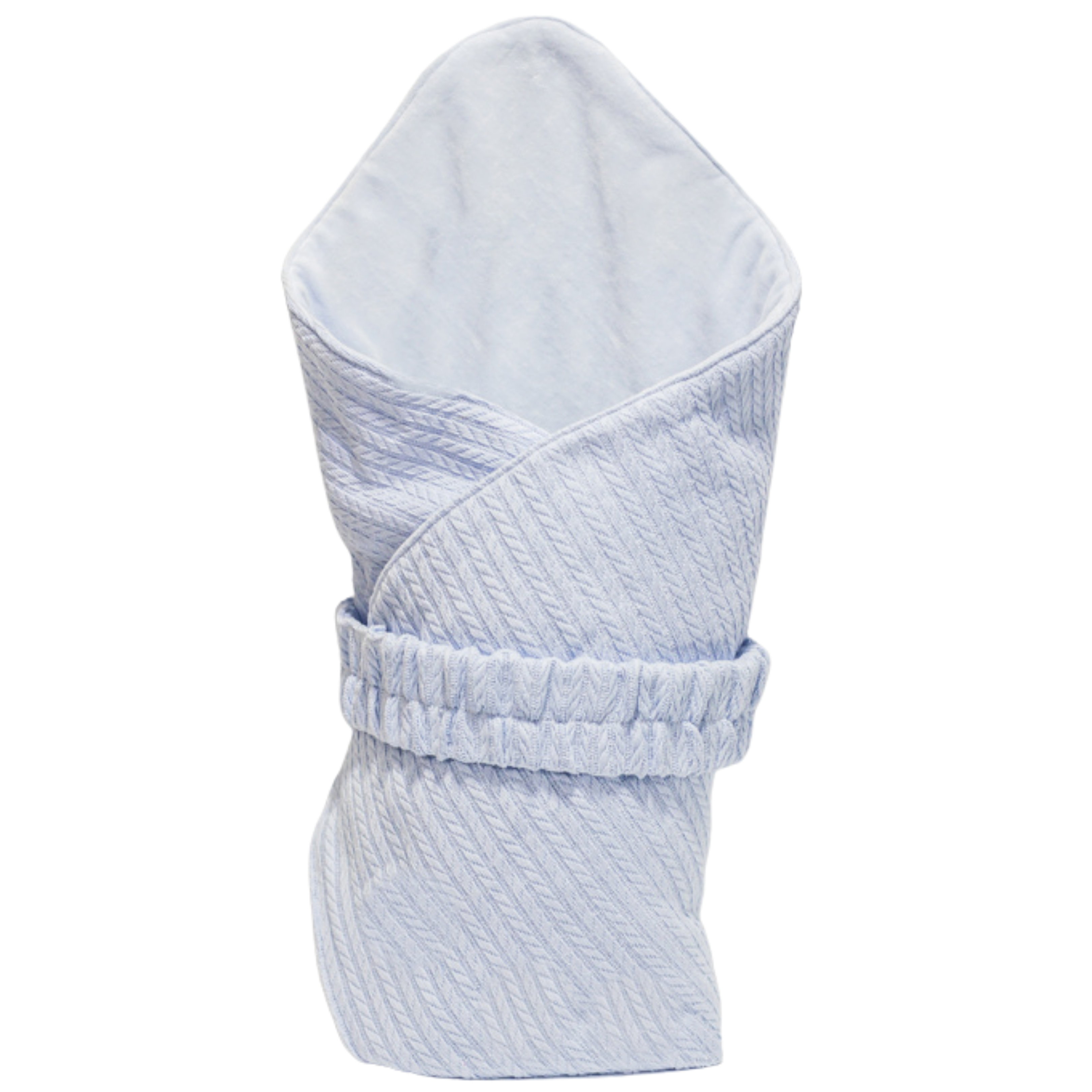 Плед-конверт на выписку 80х80 см Голубой