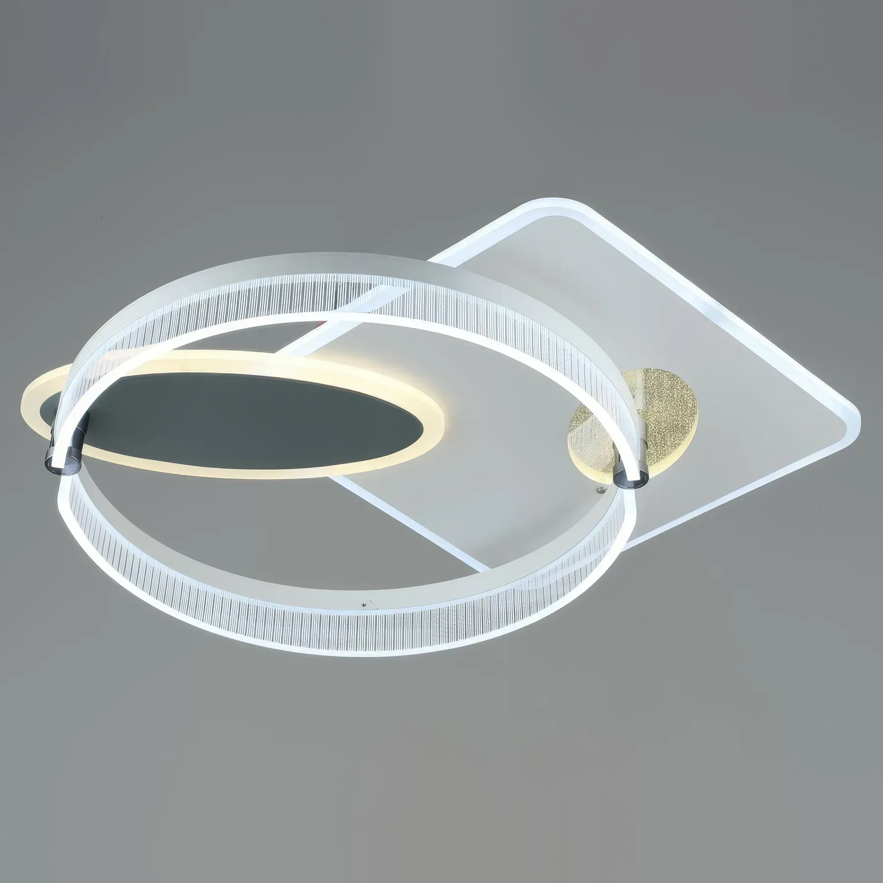 LED-люстра потолочная Sirius акриловая 3000/6500К IP20 B YH1020/130W 65W Белый (28689656)