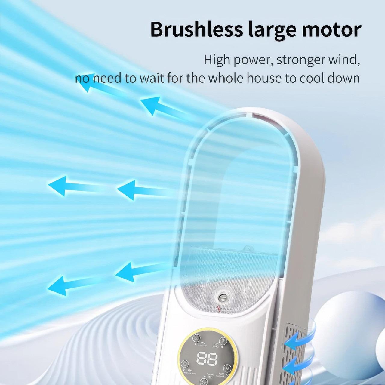 Вентилятор настільний Air Multiplier з функцією зволоження Білий (1010925-White-1) - фото 6 Вентилятор настільний Air Multiplier з функцією зволоження Білий (1010925-White-1) - фото 6