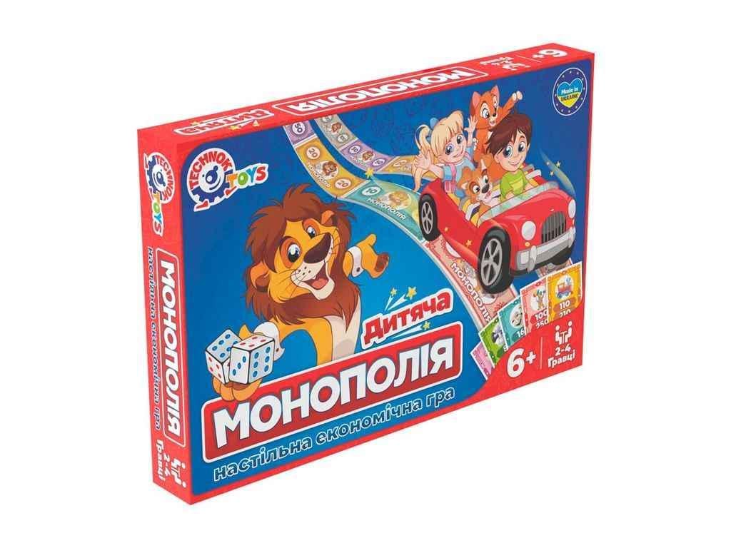 Настольная игра ТехноК Экономическая Детская монополия (969639)