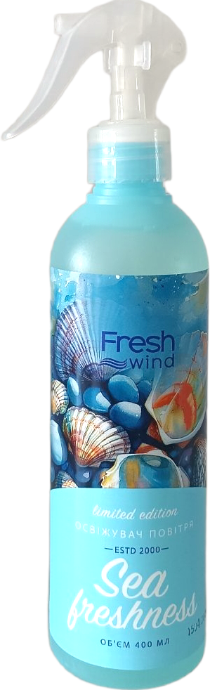 Освежитель воздуха жидкий Fresh Wind Sea freshness 400 мл (18259)