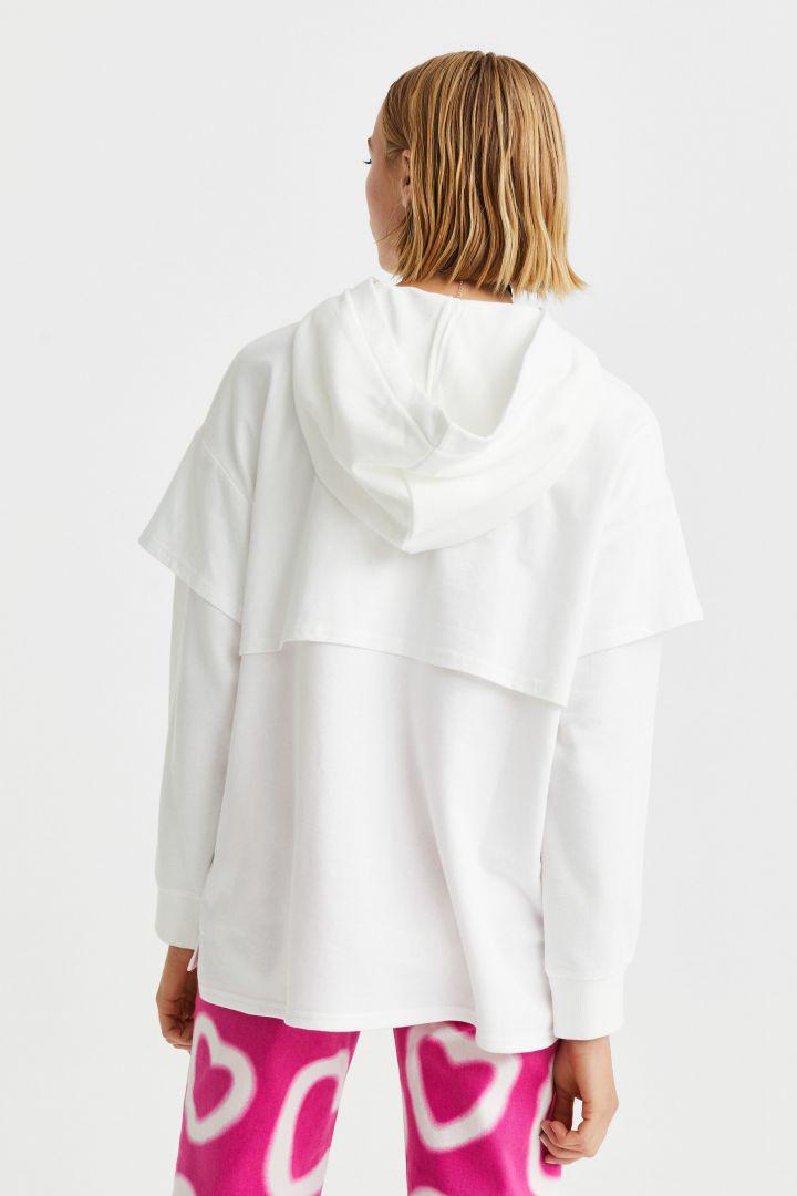 Худи оверсайз S Белый (1126707arl) - фото 3 Худи оверсайз S Белый (1126707arl) - фото 3