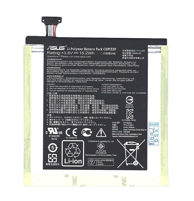 Аккумулятор для планшета Asus C11P1329 MeMO Pad 8 3,8V 3948 mAh Black