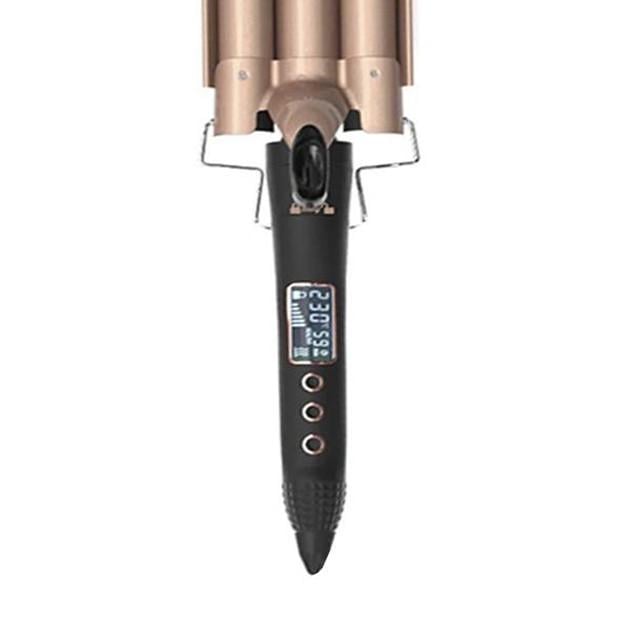 Плойка стайлер професійний з насадками 5в1 DSP ZO652 3 хвилі з LED дисплеєм для локонів гребінець для випрямлення щипці - фото 3 Плойка стайлер професійний з насадками 5в1 DSP ZO652 3 хвилі з LED дисплеєм для локонів гребінець для випрямлення щипці - фото 3