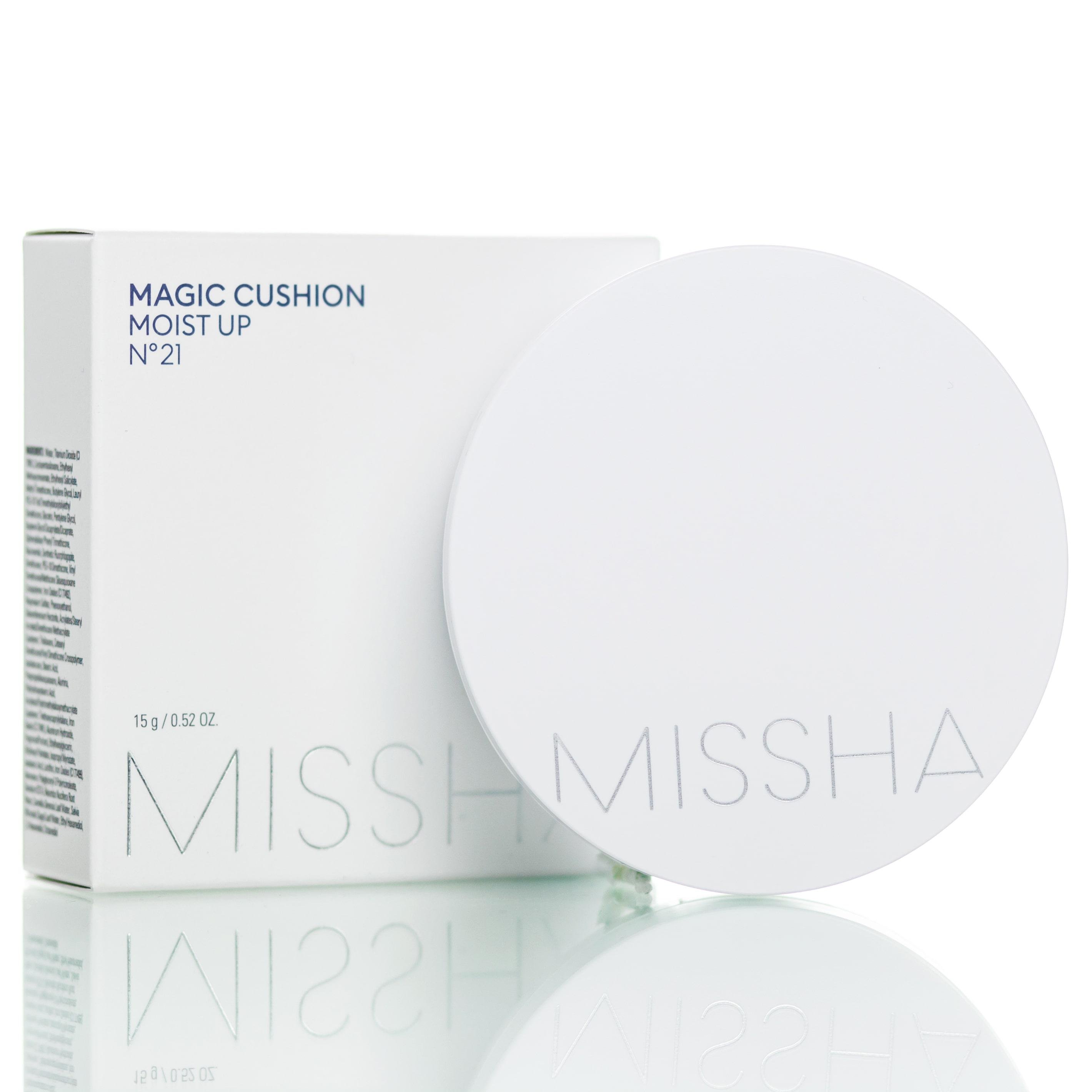 ВВ-кушон увлажняющий светлый беж Missha Magic Cushion Moist Up SPF50 PA+++ #21 15 г - фото 1