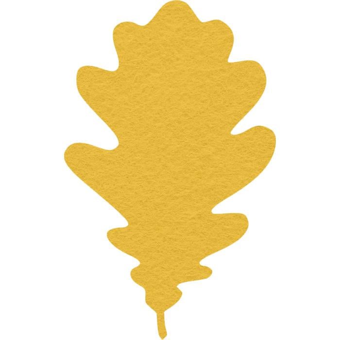 Вырубка из фетра/фоамирана Дубовый Лист №1 2,5x4 см (370106098)