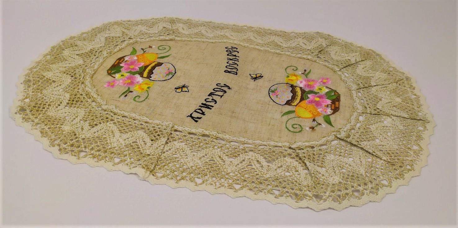 Дорожка пасхальная 40x60 см OV Easter Mood Linen (CN15615)