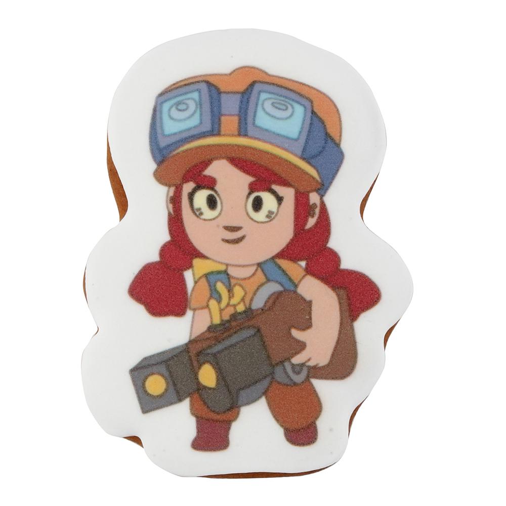 Пряник с принтом Крафт Печенье Brawl Stars Джесси 45 г