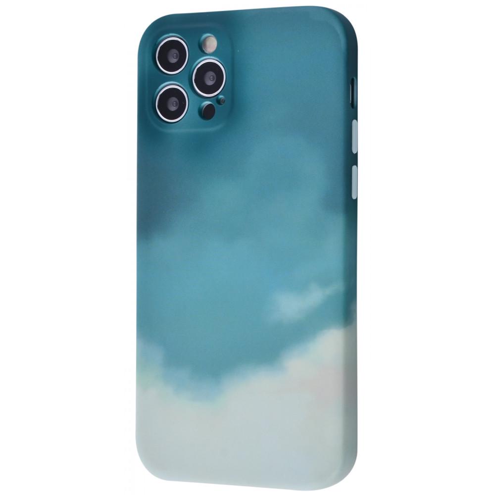 Чохол WAVE Watercolor Case TPU для iPhone 12 Pro Dark green/Gray