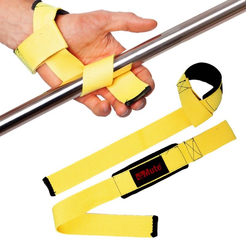 Лямки для тяги MUTE 9153-1 2 шт. Жовтий - фото 2 Лямки для тяги MUTE 9153-1 2 шт. Жовтий - фото 2