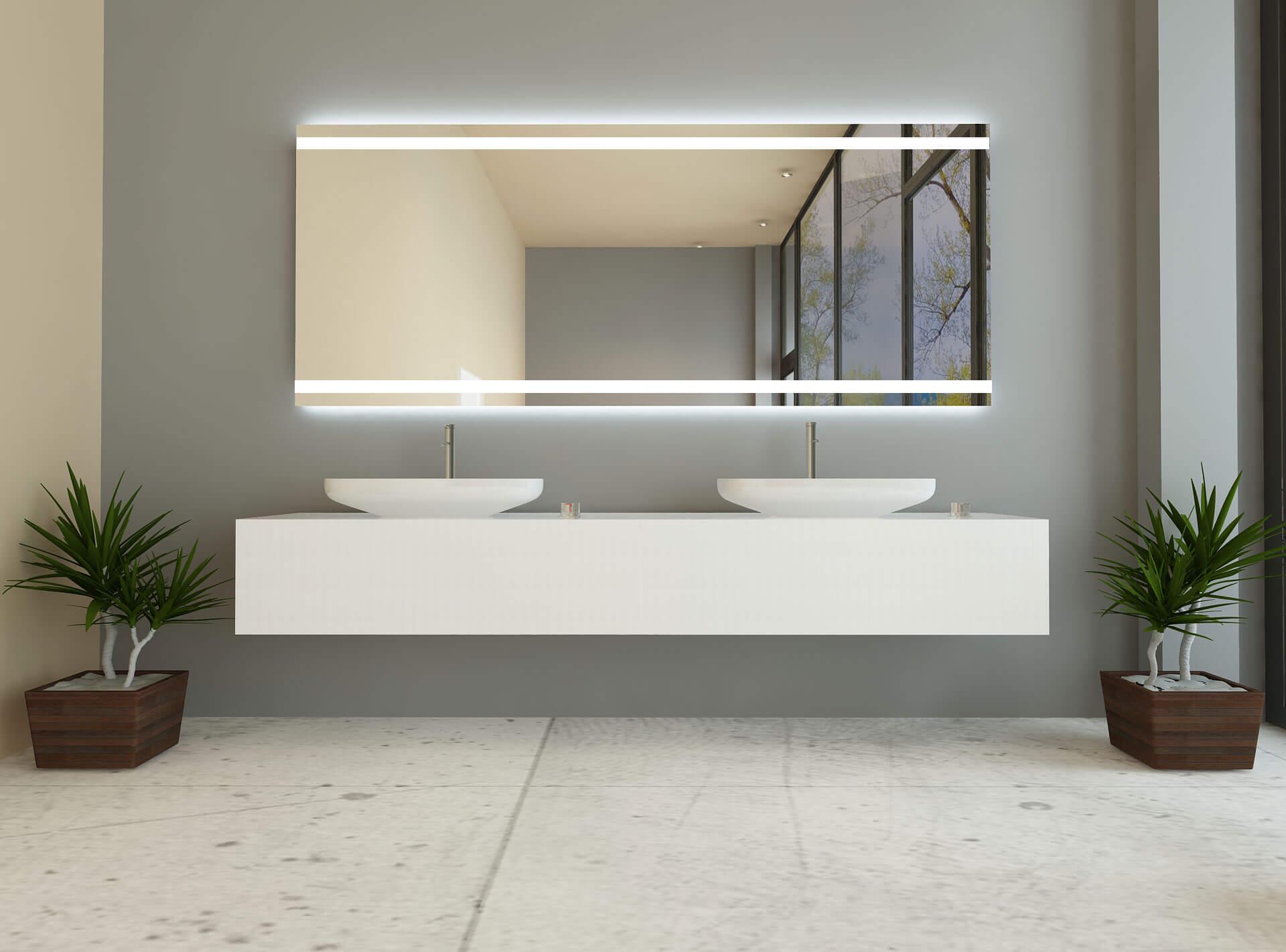 Зеркало Dim Dzerkal LIANO с LED-подсветкой 50х70 см (9321)