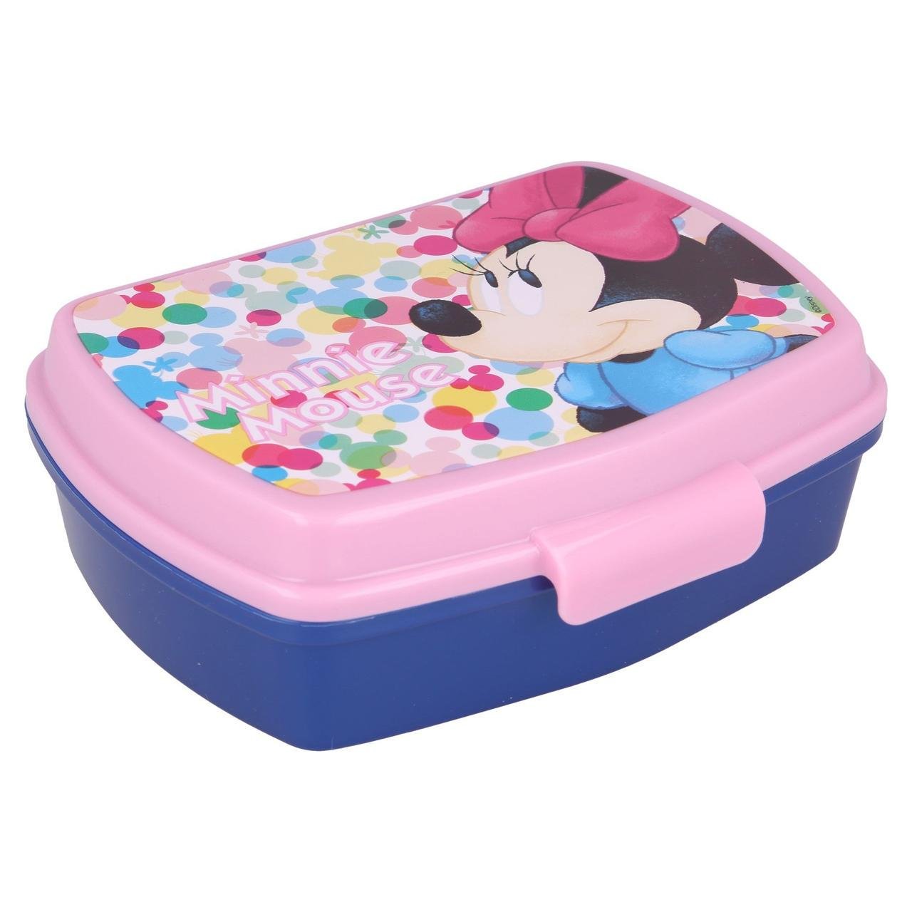 Ланч-бокс детский STOR Minnie Mouse прямоугольный пластиковый без BPA с рисунком 17x14x5,6 см (2335813350)