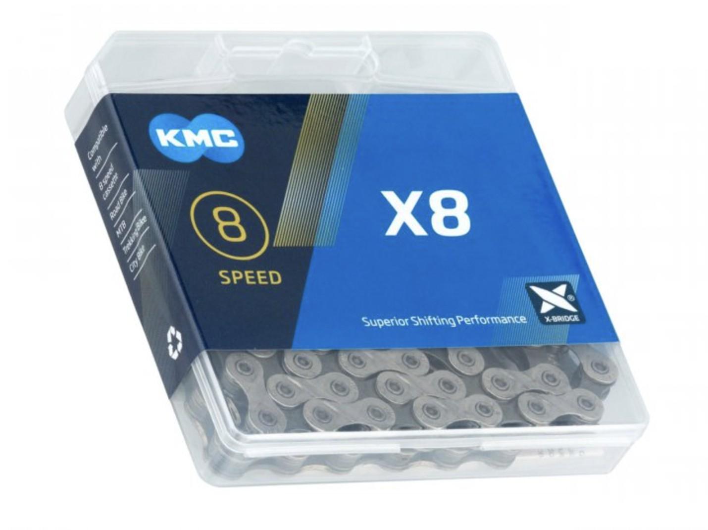 Цепь велосипедная KMC X8