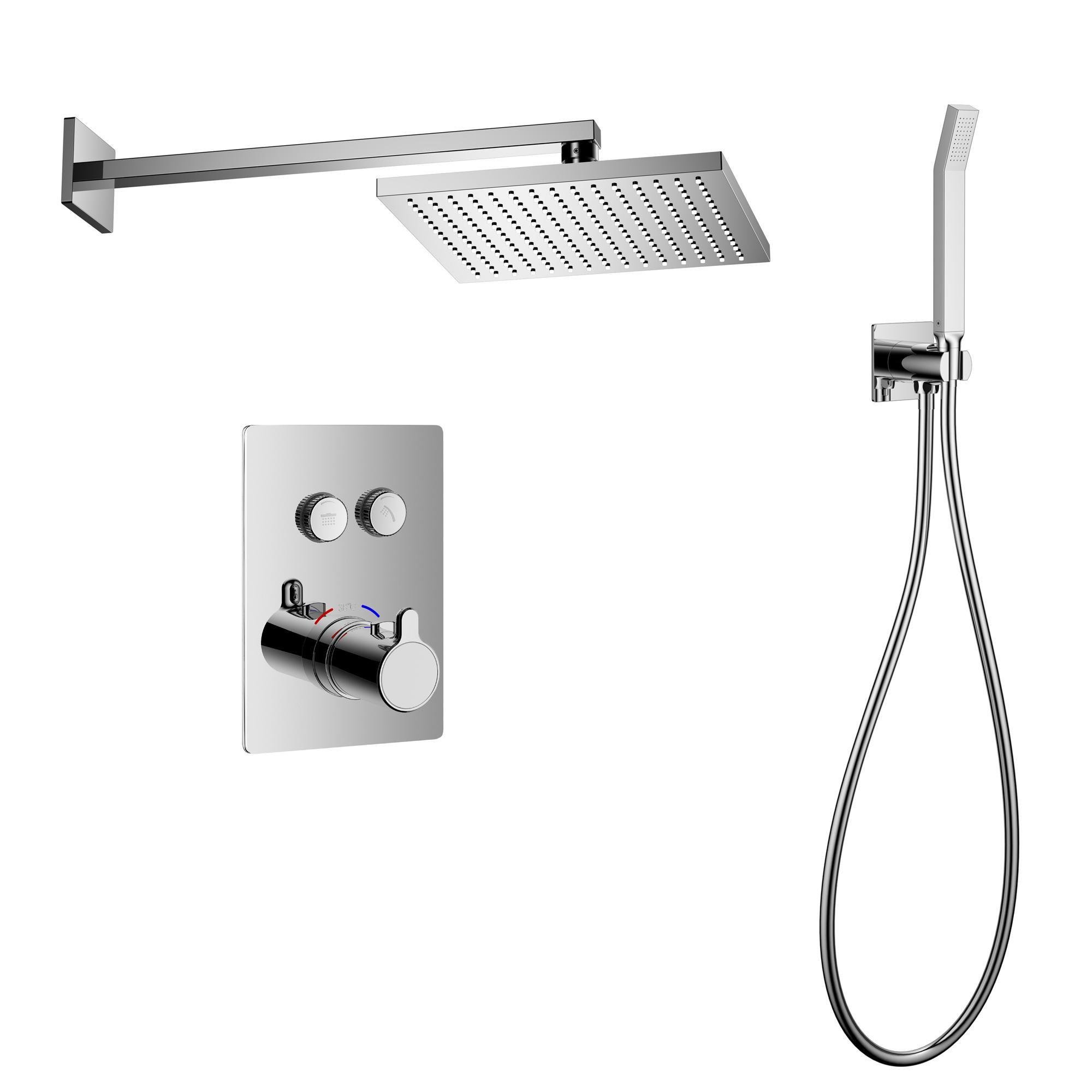 Душевая система скрытого монтажа Imprese SMART CLICK Хром (ANT-82147)