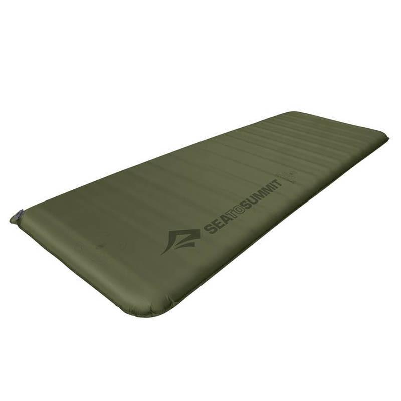 Самонадувающийся коврик Sea to Summit Self Inflating Camp Plus Rectangular L Mat Moss (STS AMSICAPLRL) - фото 2